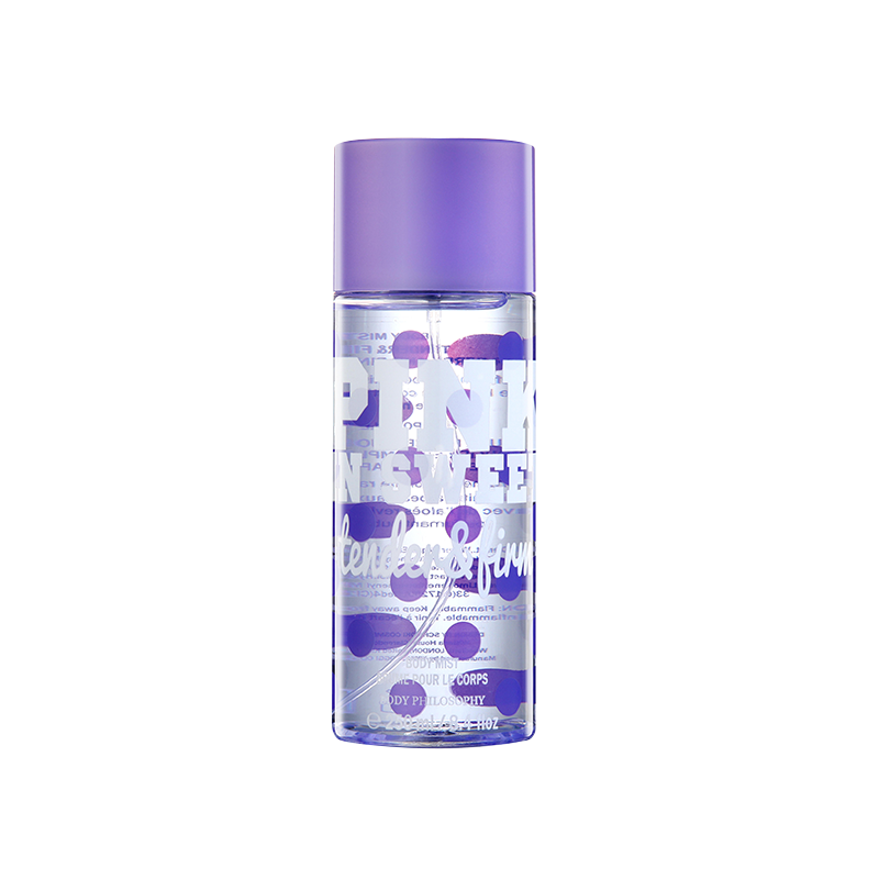 B0021-DOT-7 Brume Corporelle pour Femme Tendre et Ferme (Violet-7) 250 ml