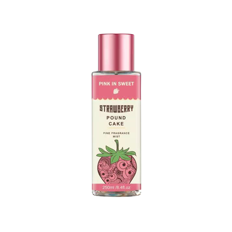 B0021-DP-1 Brume corporelle pour femmes à la fraise, 250 ml