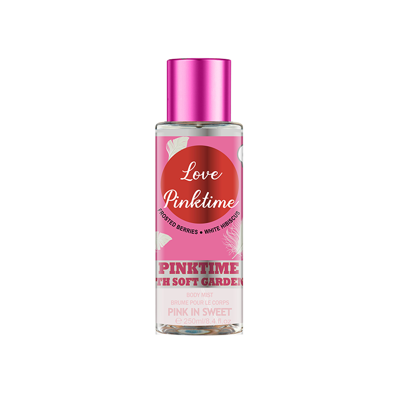 B0021-PK-4 Brume corporelle pour femmes d’amour de moment rose 250 ml